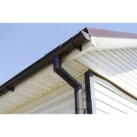 Соединитель желобов DOCKE LUX шоколад PVLS-1050