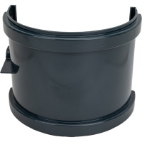 Соединитель желобов DOCKE STANDARD (120 мм; серый 7024) PVTE-1045