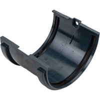 Соединитель желобов DOCKE STANDARD (120 мм; серый 7024) PVTE-1045