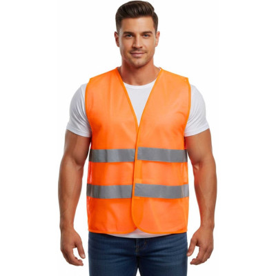 Сигнальный светоотражающий жилет Partex Эконом оранжевый, размер 3XL, НФ-00002443