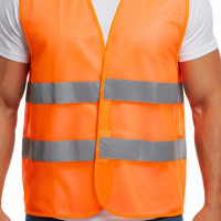 Сигнальный светоотражающий жилет Partex Эконом оранжевый, размер 3XL, НФ-00002443