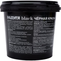Краска для стен и потолков Радуга ВД-АК 26 (черная; 0,9 л) 4630058021489