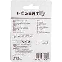 Биты ударные HEX6, 50 мм, сталь S2, 2 шт HOEGERT TECHNIK HT1S178