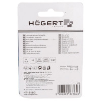 Биты ударные SL4, 50 мм, сталь S2, 2 шт HOEGERT TECHNIK HT1S160