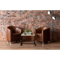 Журнальный столик ТИТАН МЕТА Систа, ясень шимо светлый 4670026244090