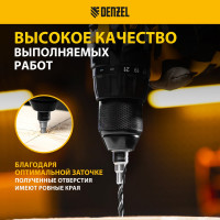 Набор сверл под конфирмат 3-5 мм, 4 шт Denzel 704240