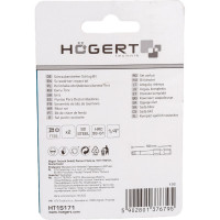 Биты ударные Т35, 50 мм, сталь S2, 2 шт HOEGERT TECHNIK HT1S171