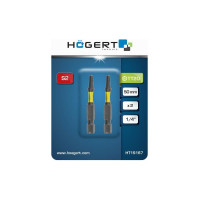 Биты ударные Т20, 50 мм, сталь S2, 2 шт HOEGERT TECHNIK HT1S167