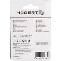 Биты ударные PH1, 50 мм, сталь S2, 2 шт HOEGERT TECHNIK HT1S151