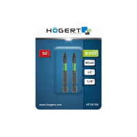 Биты ударные PZ0, 50 мм, сталь S2, 2 шт HOEGERT TECHNIK HT1S155