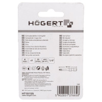 Биты ударные PZ0, 50 мм, сталь S2, 2 шт HOEGERT TECHNIK HT1S155