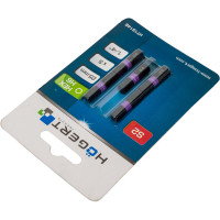 Биты ударные HEX 6, 25 мм, сталь S2, 5 шт HOEGERT TECHNIK HT1S148