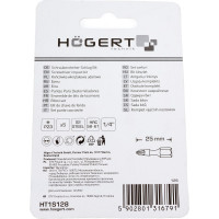 Биты ударные PZ3, 25 мм, сталь S2, 5 шт HOEGERT TECHNIK HT1S128