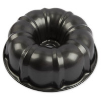 Металлическая круглая форма для кекса S-Chief диаметр 24 см серый 609750