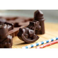 Силиконовая форма для конфет S-Chief 30x174x2 см ассорти - 15 ячеек 405849