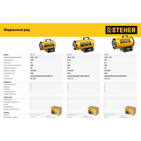 Газовая тепловая пушка STEHER 33 кВт SG-40