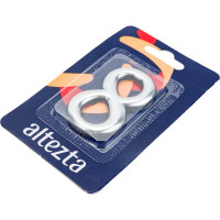 Дверная цифра Левша "8" ALTEZTA хром У4-9098.Х