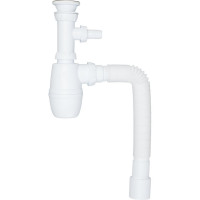 Сифон для раковины Wirquin Минор с выпуском, отводом для стиральной машины 30987141