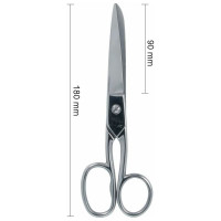 Ножницы Gamma G-107 хозяйственные, в блистере, 180 мм 161877