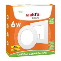 Светодиодная осветительная панель Akfa Lighting LED AK-LPS- 6W 4000K FLLPR00000023