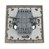 Выключатель Эксклюзивный Белый трехклавишный Metronex Electric FVK050312BEL