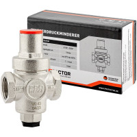 Редуктор давления PROFACTOR поршневой, c коннектором манометра 1/2" PF PRV 251.15