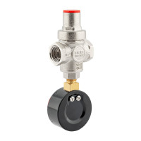 Редуктор давления  PROFACTOR поршневой, c манометром 1/2" PF PRV 251.15G