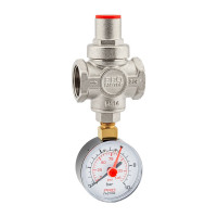 Редуктор давления PROFACTOR поршневой, c манометром 3/4" PF PRV 251.20G