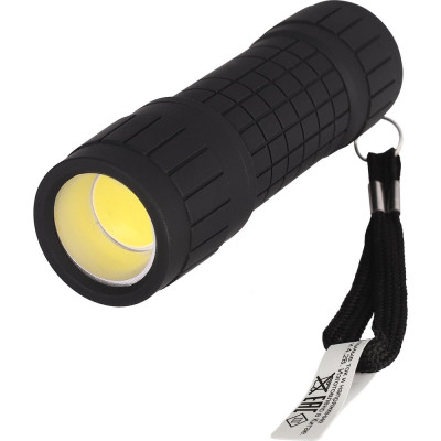Фонарь Ultraflash LED16011 3XR03, черный, COB LED 3Вт, пластик, блистер-пакет 14773