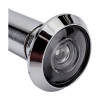 Дверной глазок Home 75-135 мм, ЦАМ, цвет хром GLAZ75135CAM