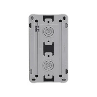 2-местная розетка MAKEL ОП, 16А, IP55, серый 36064206