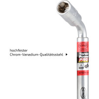 Телескопический баллонный ключ Heyner 17/19; 21/23 max до 53 см 417100