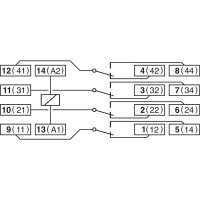 Колодка розетка для промежуточного реле S9-M ComatReleco PN84688