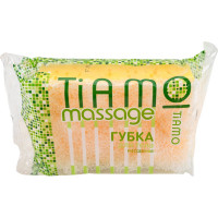 Губка для тела TIAMO Massage ОРИГИНАЛ поролон+массаж 7715