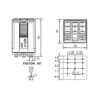 Промежуточное реле ComatReleco C5-A20DX/DC24V PN92321