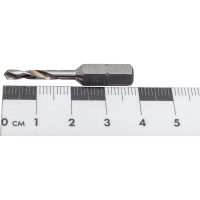 Сверло по металлу 3.0x38/16 мм, HSS-G, 118 градусов, Hex-1/4" VOLKEL V67130