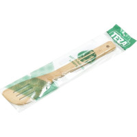 Угловая лопатка Teza с прорезями, 30 см, бамбук 40-017