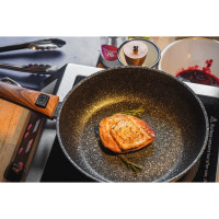 Сковорода Kukmara линия Granit ultra 280 мм со съемной ручкой, антипригарное покрытие original сго282а