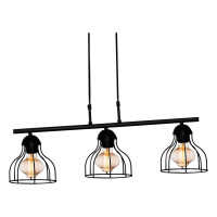 Подвесной светильник ЭЛЕТЕХ Энди 231 черный муар НСБ 01-3x60-159 Е27 ИУ 1005404672