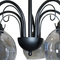 Светильник ЭЛЕТЕХ Берта 151 черный муар (Плафон 06333) НСБ 01-5x60-132 Е27 ИУ 1005404645