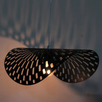 Подвесной светильник ЭЛЕТЕХ Наоми 211 черный муар НСБ 01-60-166 Е27 ИУ 1005404814