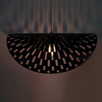 Подвесной светильник ЭЛЕТЕХ Наоми 211 черный муар НСБ 01-60-166 Е27 ИУ 1005404814