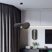 Подвесной светильник ЭЛЕТЕХ Наоми 211 черный муар НСБ 01-60-166 Е27 ИУ 1005404814