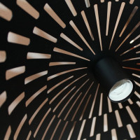 Подвесной светильник ЭЛЕТЕХ Наоми 211 черный муар НСБ 01-60-166 Е27 ИУ 1005404814