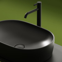 Умывальник чаша Ceramicanova Element накладная, овальная 600x415x135 мм CN6047MDH