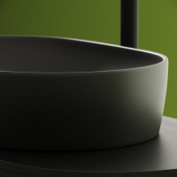 Умывальник чаша Ceramicanova Element накладная, овальная 600x415x135 мм CN6047MDH