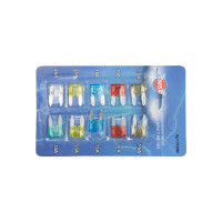 Флажковые предохранители Partex мини, М5, 7.5-30 А, набор 10 шт. НФ-00002452