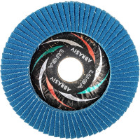 Круг лепестковый торцевой КЛТ2 (125x22 мм; ZK 80 38А 20/ Р80) Луга 4603347250174