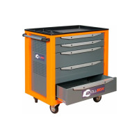Инструментальная тележка Toollbox с центральным замком серии standart TBS-5 RAL 2008