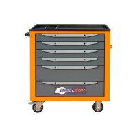 Инструментальная тележка Toollbox с центральным замком серии standart TBS-6 RAL 2008